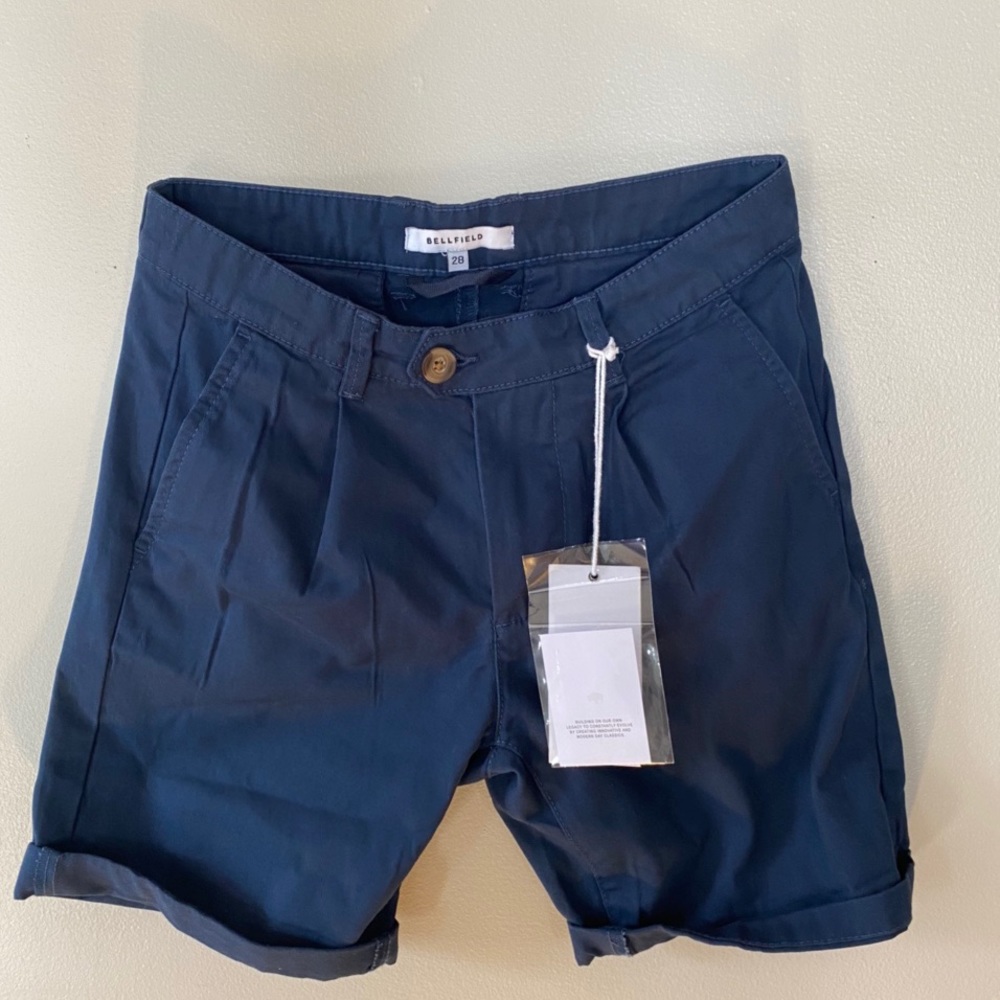 Men’s Navy Bellfield Shorts!